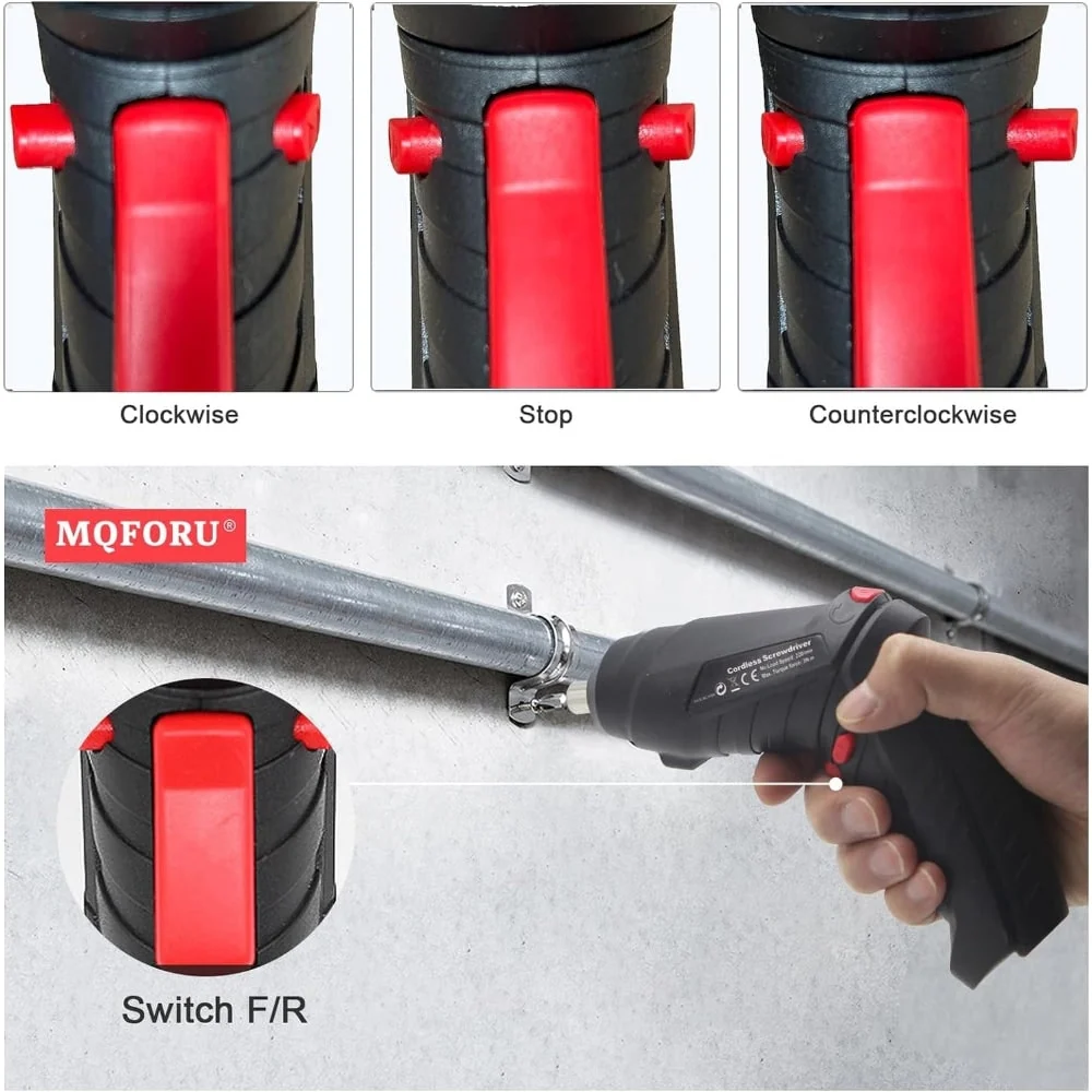 Cordless Drill Power Drill Electric Screwdriver Ergonomic Design - Image 8